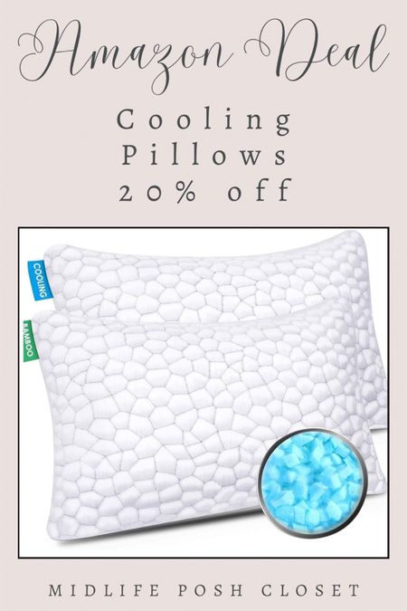 AMAZON FIND! Cooling pillows are 20% off. Great for hot sleepers and night sweats.

#LTKover40 #LTKfindsunder50 #LTKhome