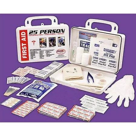 25 Person Wall Mount Safety Safe Emergency FirstAid Kit Mounted First Aid Set | Walmart (US)