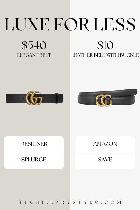 AMAZON Designer Look for Less: Gucci Belt

#LTKWorkwear #LTKSaleAlert #LTKStyleTip