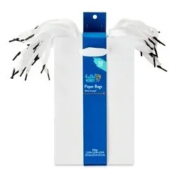 (2 pack) Hello Hobby Solid Small White Paper Bag, 10 Count - Arts and Craft | Walmart (US)