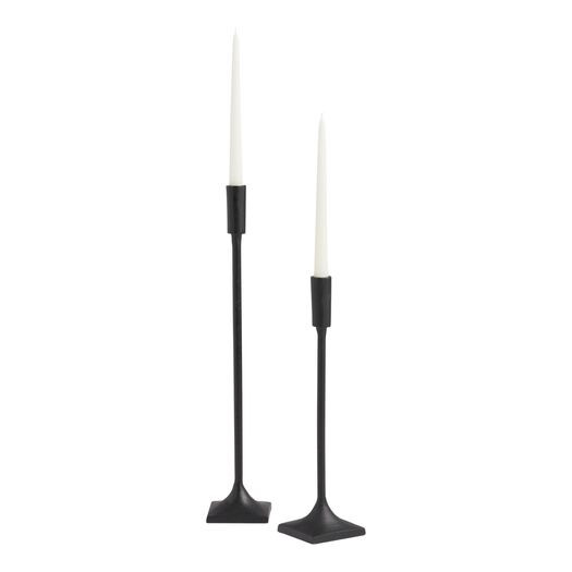 Tall Black Metal Taper Candle Holder by World Market | World Market