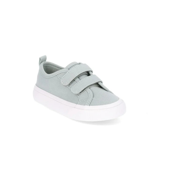 Wonder Nation Toddler Girls Canvas Skate Sneakers | Walmart (US)