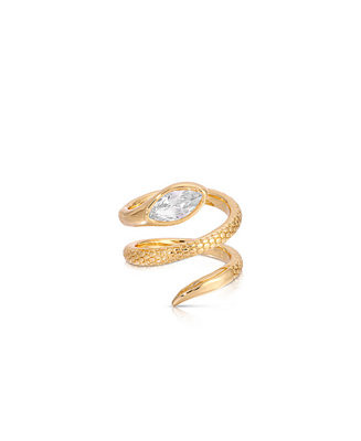 ETTIKA Marquise Crystal Coiled Ring - Macy's | Macy's