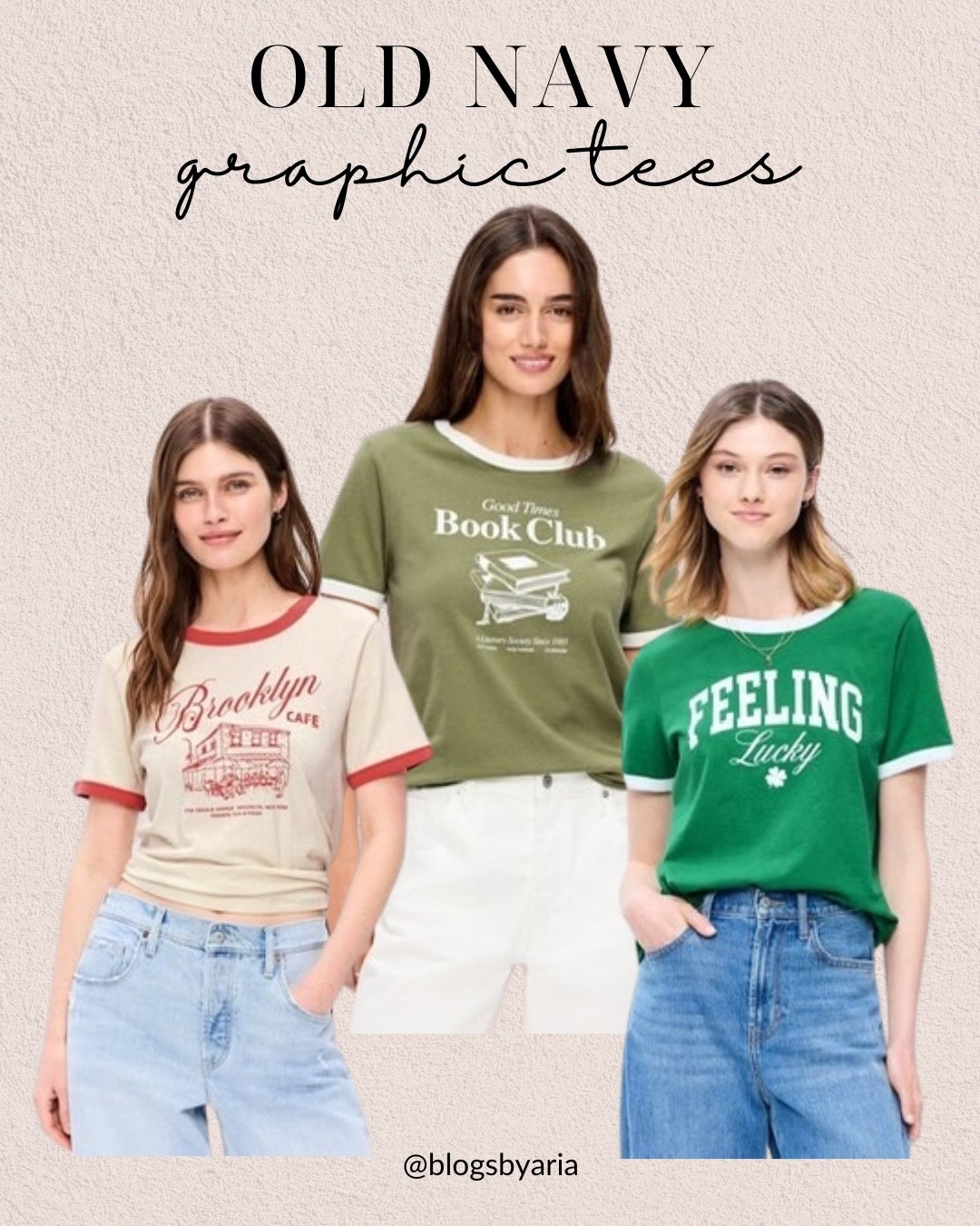 Love these new graphic tees at old navy!! 

#LTKMidsize #LTKSeasonal #LTKSaleAlert