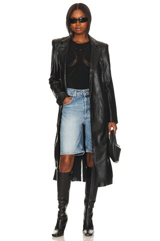 BY.DYLN Melani Trench in Black from Revolve.com | Revolve Clothing (Global)