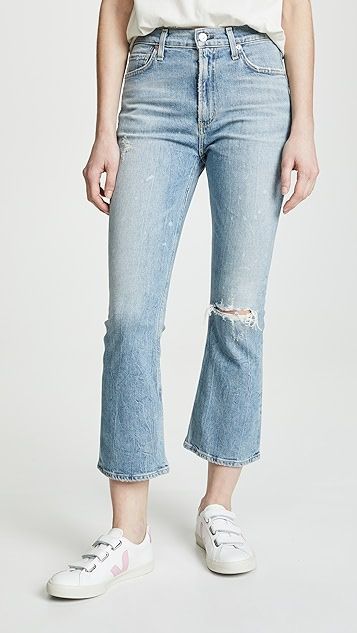 Demy Cropped Flare Jeans | Shopbop