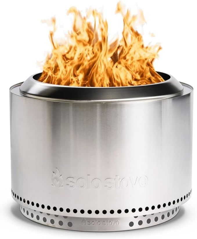 Solo Stove Yukon 27 Inch Smokeless Fire Pit with Removable Ash Pan - Wood Burning Portable Stainl... | Amazon (US)