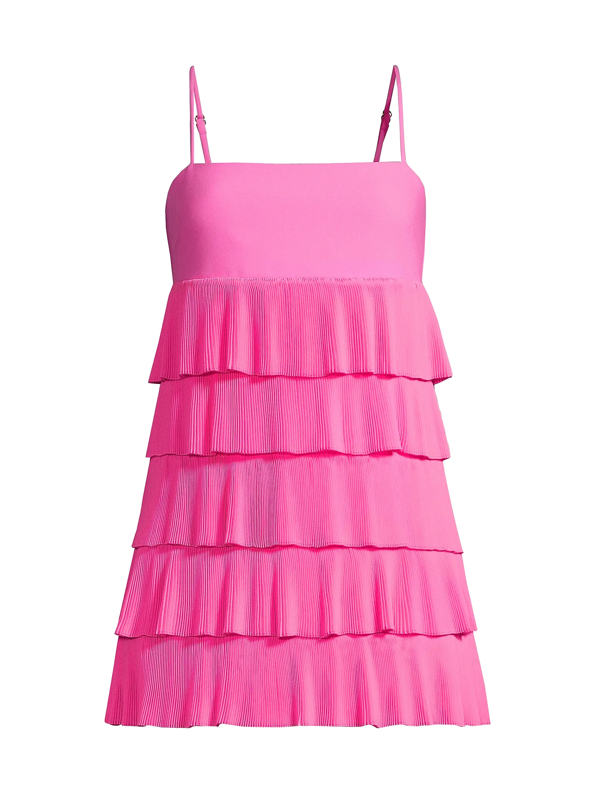 Cella Tiered Sleeveless Minidress | Saks Fifth Avenue