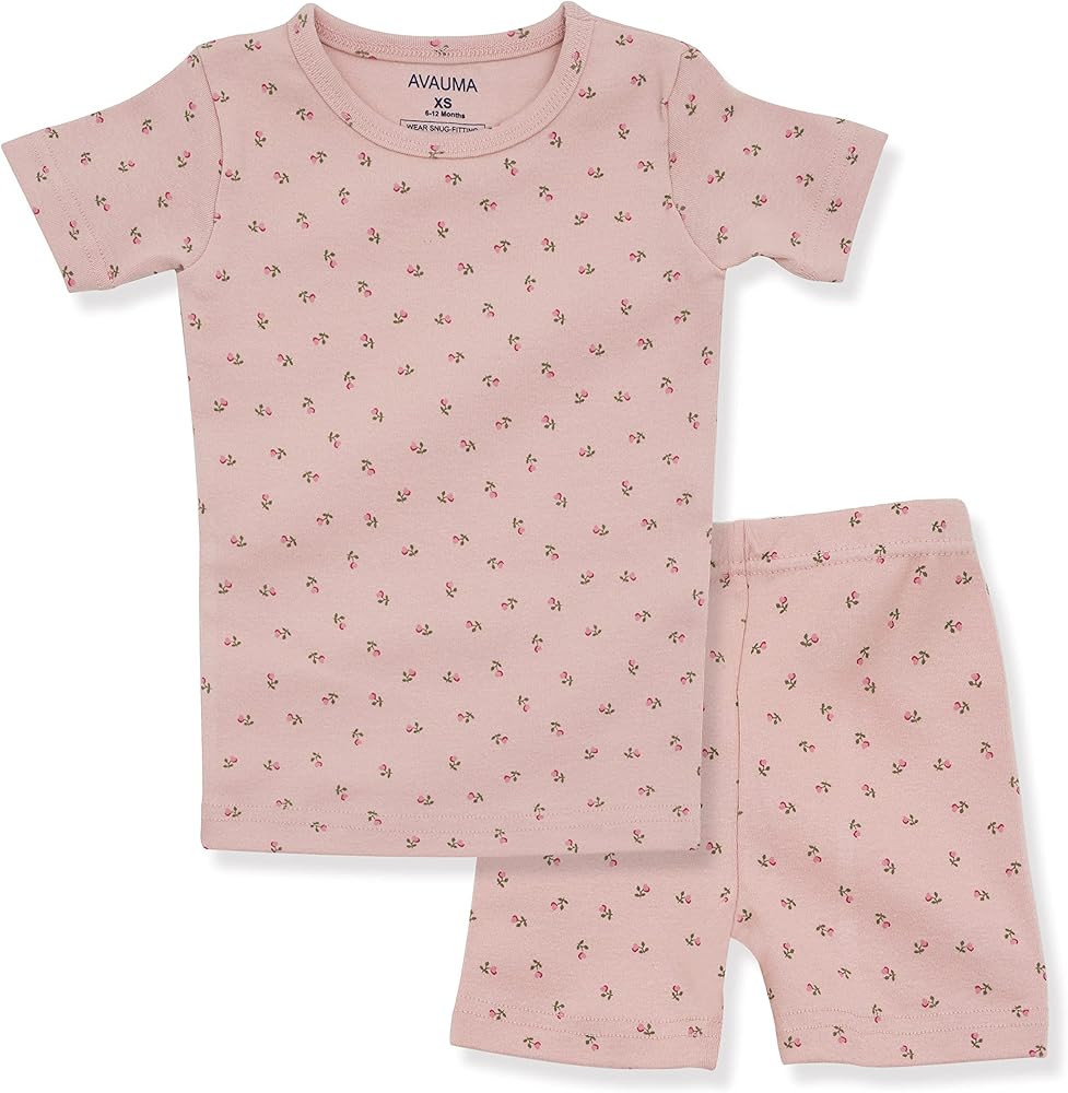 AVAUMA Baby Boys Girls Pajama Set 6M-7T Kids Cute Toddler Snug fit Pattern Design Pjs Cotton Slee... | Amazon (US)