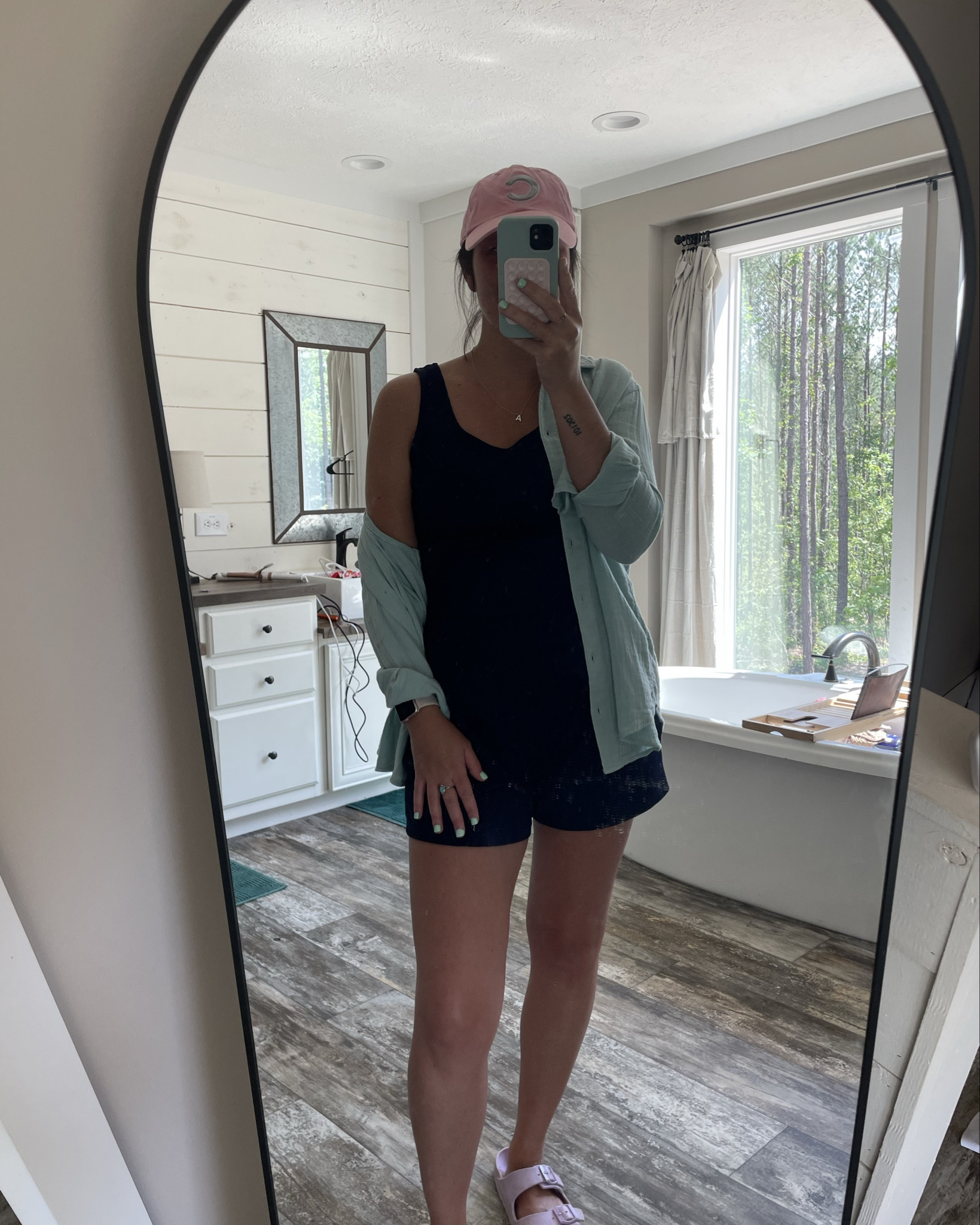 Needed something easy and quick to throw on to run to Walmart. Set + linen long sleeve is perfect  

#LTKStyleTip #LTKFindsUnder50 #LTKSeasonal