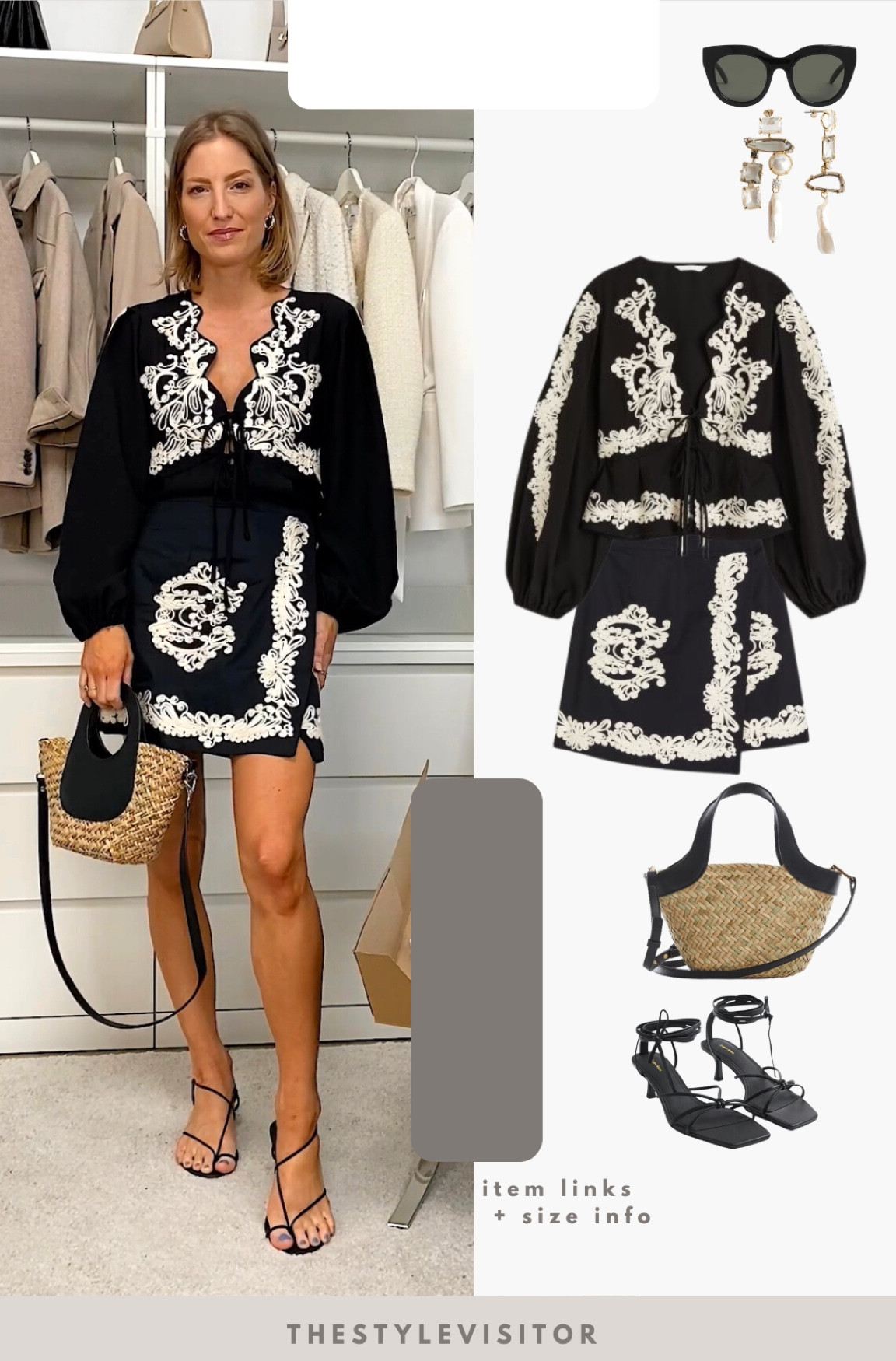 This set is breaking the internet! Wearing xs in skirt and s in top but should’ve gone for xs. I’d say you can size down on the top and skirt is tts. Read the size guide/size reviews to pick the right size.

Leave a 🖤 to favorite this post and come back later to shop 

#embroidered co ord #mini skirt #holiday outfit #going out #date night look #embroidered tunic 

#LTKeurope #LTKSeasonal #LTKstyletip