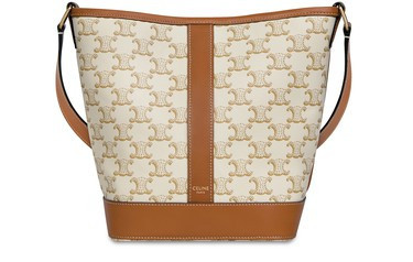 Small bucket in triomphe canvas and calfskin - CELINE | 24S (APAC/EU)