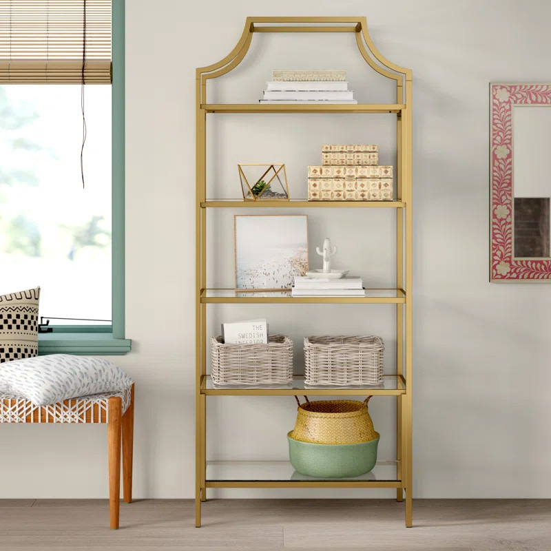 Chiasson 70.88'' H x 30'' W Etagere Bookcase | Wayfair North America