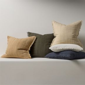 Pillow Cover + Down Alternative Insert | West Elm (US)