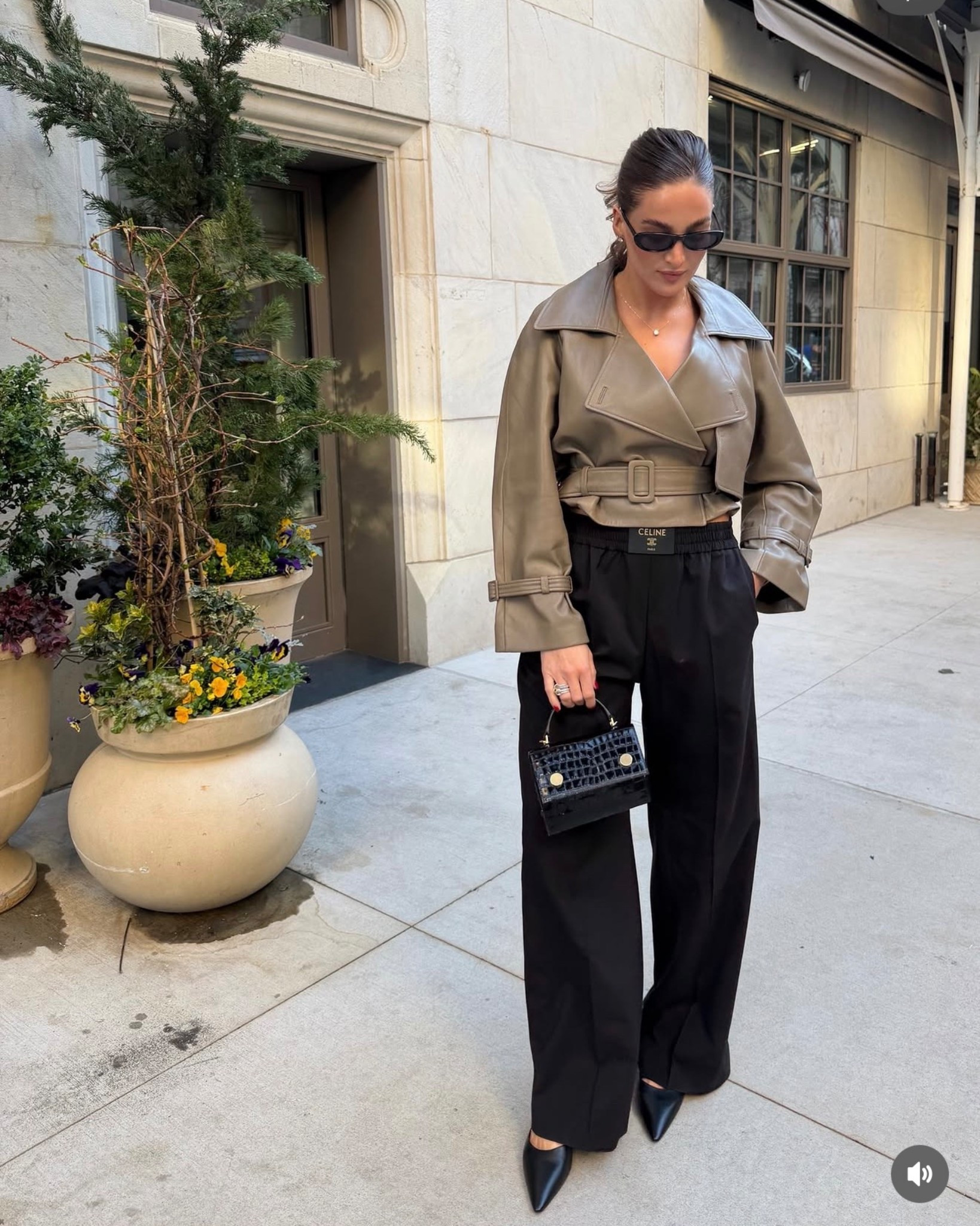 These Celine pants and mules are everything, so chic and perfect for the game. I linked a few color options in my top and similar options. 

#LTKootd
