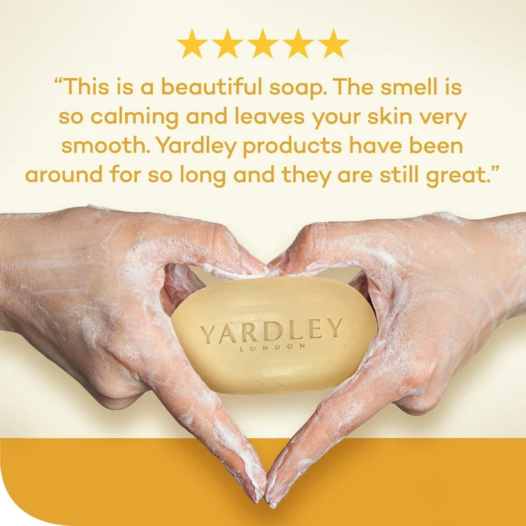 (Pack of 3) Yardley London Oatmeal & Almond Nourishing Bath Bar Soap, Body Soap Bars for All Skin... | Walmart (US)