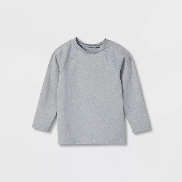 Toddler Boys' Long Sleeve Rash Guard - Cat & Jack™ Gray | Target
