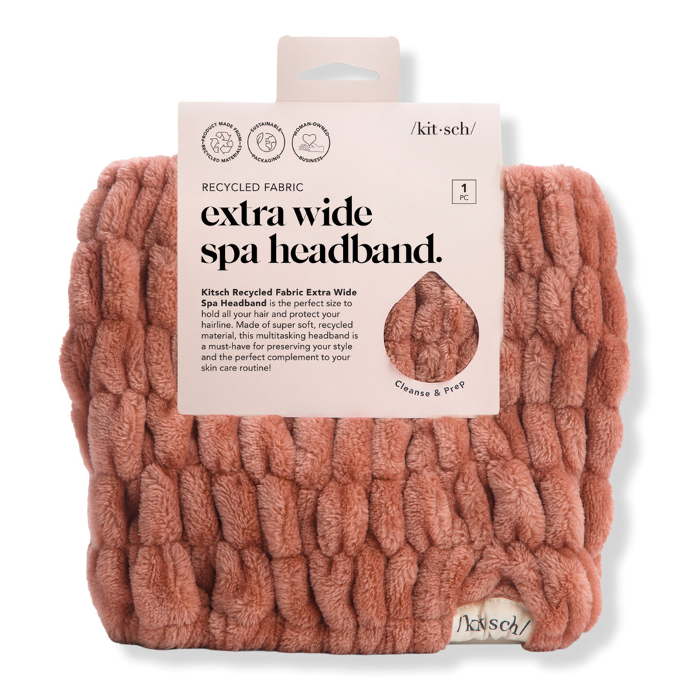 Kitsch Recycled Fabric Extra Wide Spa Headband | Ulta