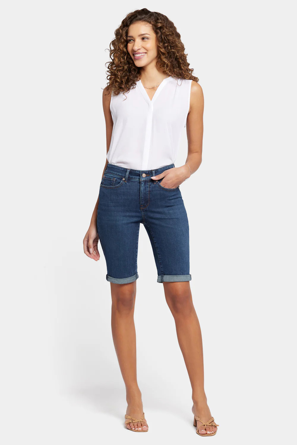 Briella 11 Inch Denim Shorts - Gold Coast | NYDJ