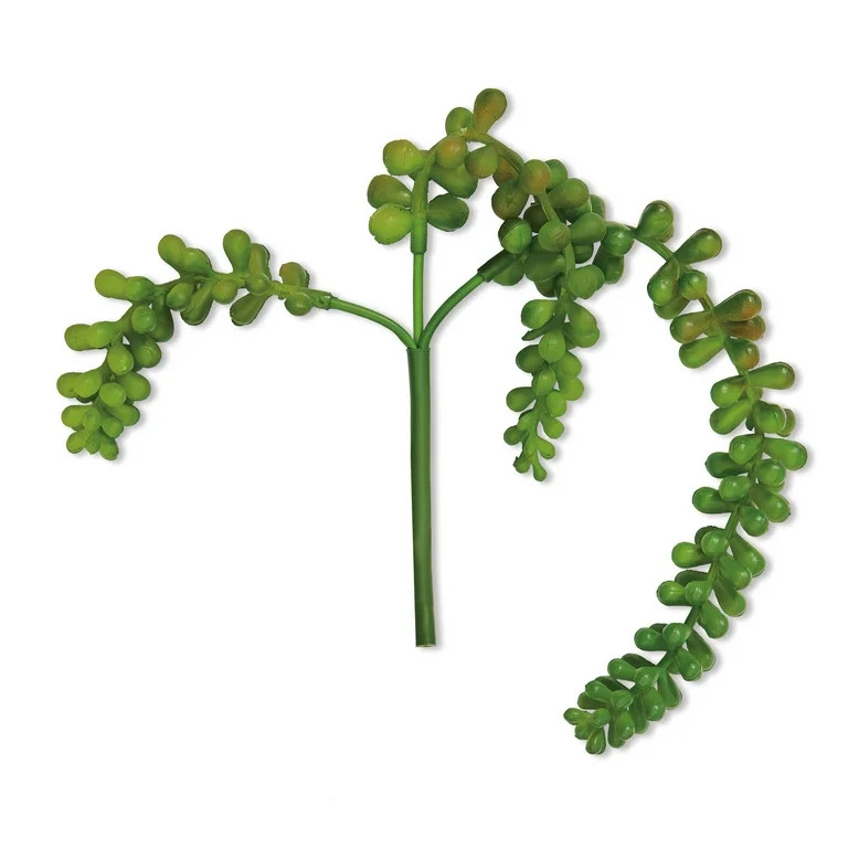 Mainstays Artificial Olive Green Succulent Pick 12" String of Pearls | Walmart (US)