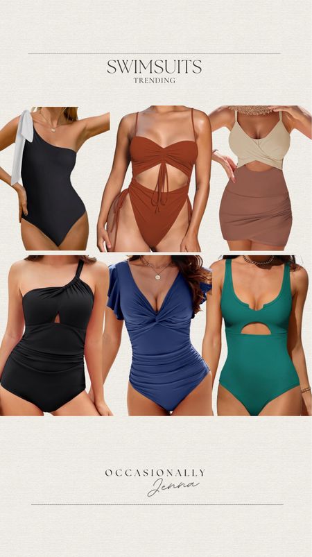 Swimsuits that are trending, all on Amazon.





One piece swimsuit, cut out one piece swimsuit, stylish swimwear, chic swimwear

#LTKfindsunder100 #LTKswim #LTKstyletip