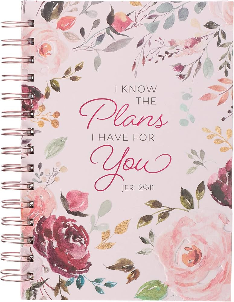 Christian Art Gifts Journal w/Scripture I Know The Plans I Have For You Jeremiah 29:11 Bible Vers... | Amazon (US)