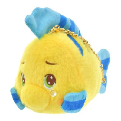Disney Plush Flounder Keychain Stuffed Toy Uruuru Tearful Disney Store Japan | eBay | eBay US
