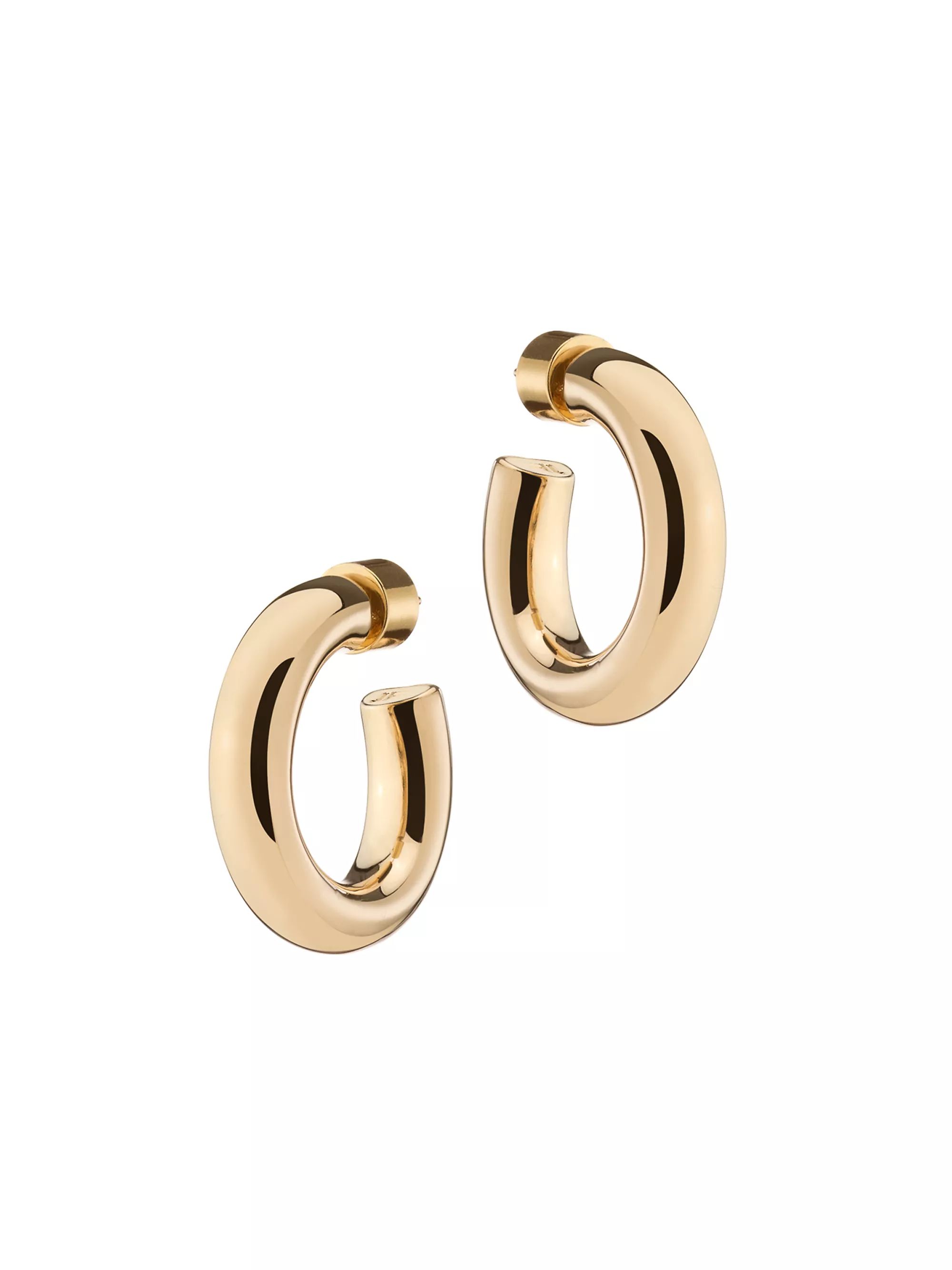 Samira 10K-Gold-Plated Hoop Earrings | Saks Fifth Avenue