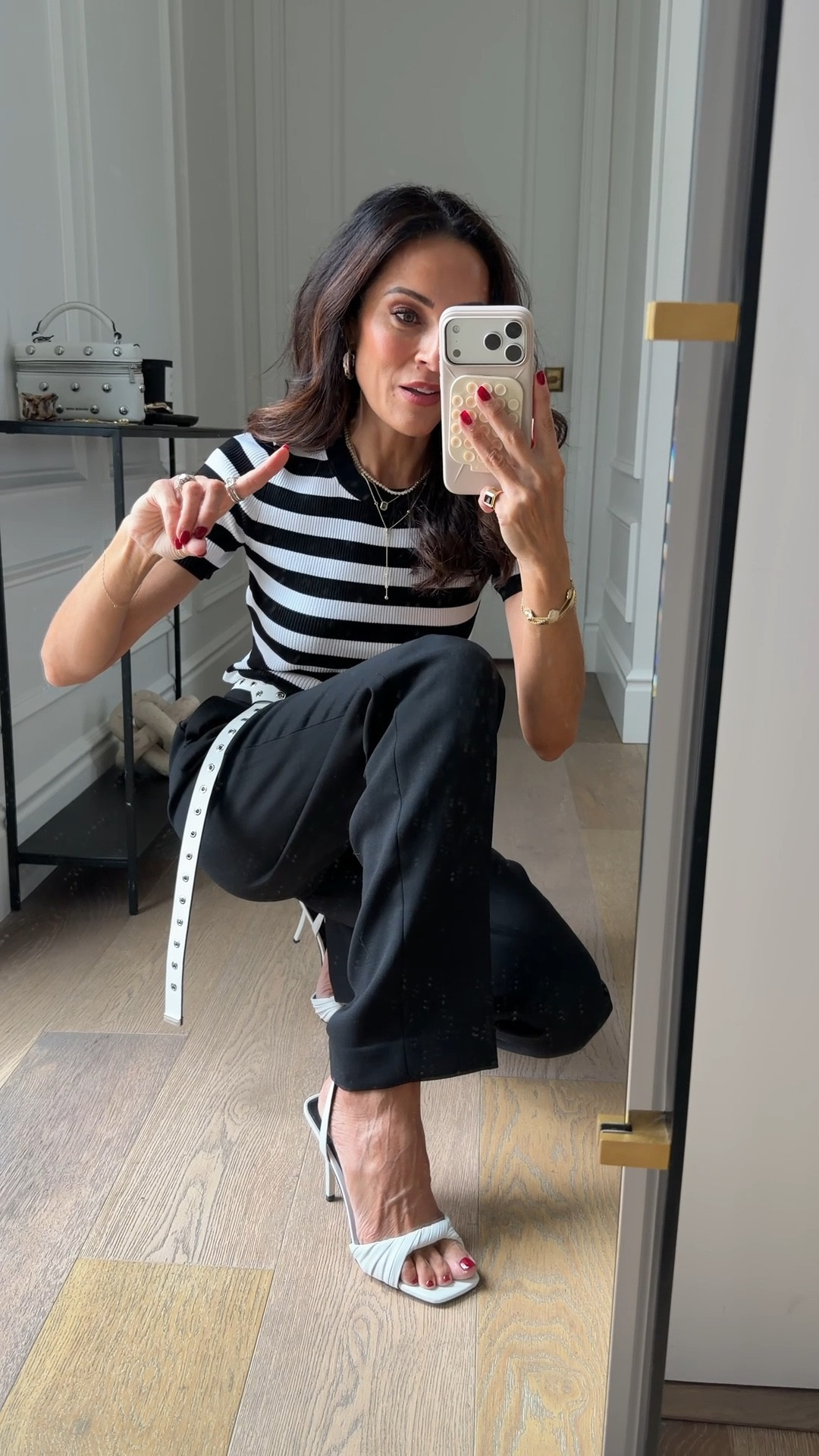 Polished spring staples from @michaelkors and the accessories that will serve you all season! 🤍🖤 #MKPartner #MichaelKors 

#LTKSeasonal #LTKOver40