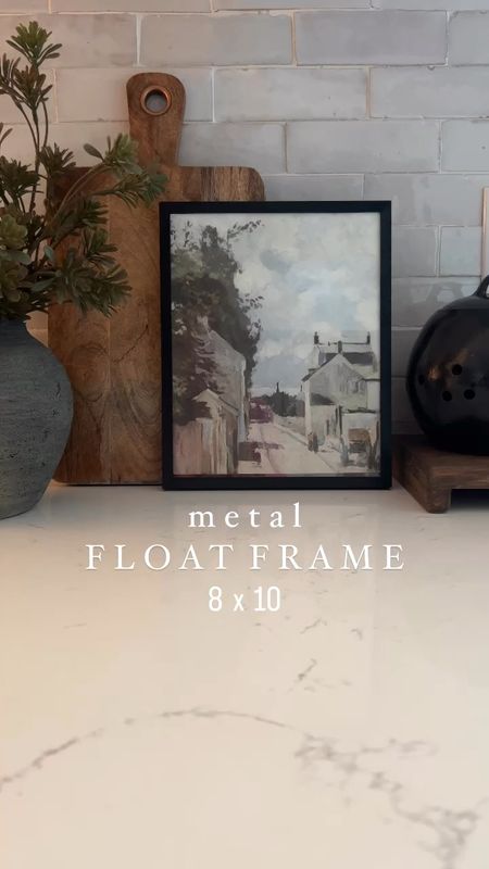 Float frame | black frame | counter top decor | cutting board | kitchen decor | vintage art | vase | faux stems | kitchen inspo | Target | Amazon | Etsy | home decor 

#LTKhome #LTKfindsunder50 #LTKfindsunder100