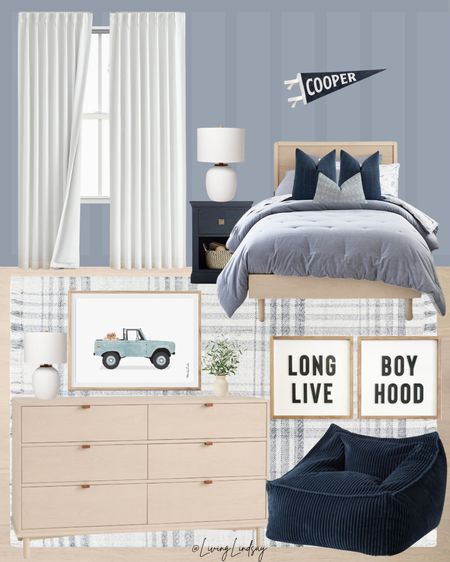 Toddler boy room, simple boys room, blue bedroom, toddler bedroom, toddler room, plaid rug, dresser, toddler wall art

#LTKfamily #LTKkids #LTKhome