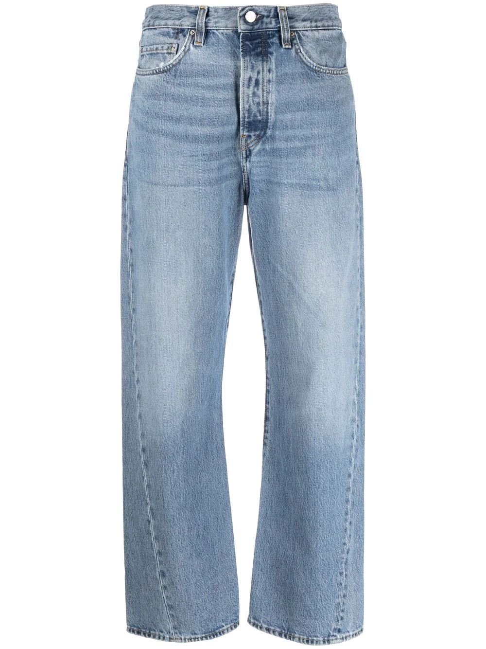 TOTEME high-waist straight-leg Jeans - Farfetch | Farfetch Global