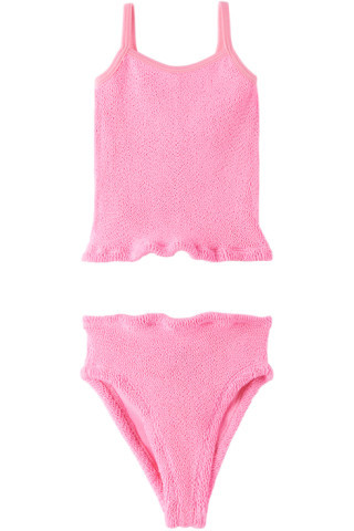Hunza G - Kids Pink Daphne Bikini | SSENSE