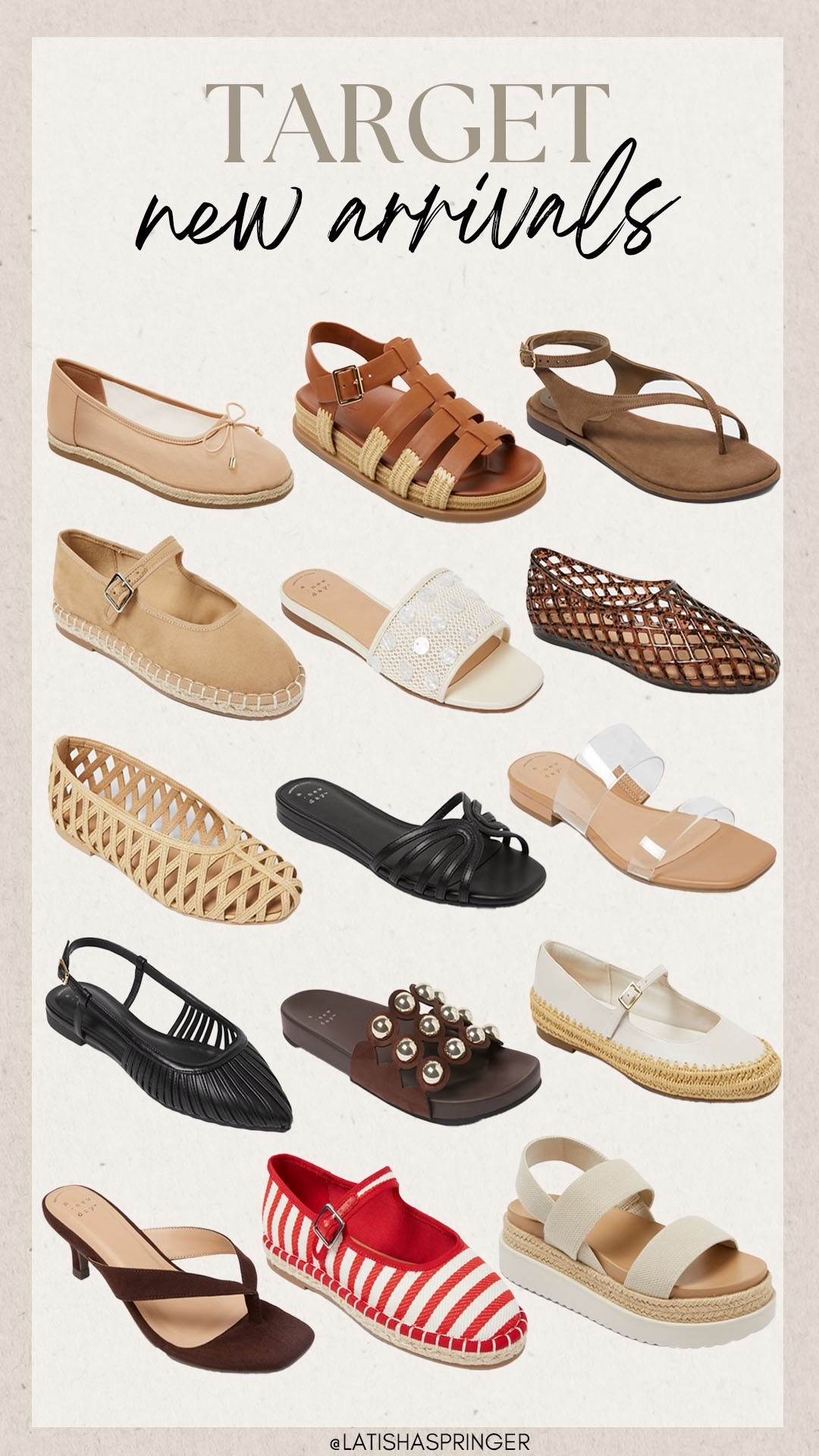 New spring shoes from Target!

#targetfinds

Target finds. Target fashion. Target new arrivals. Target spring sandals. Target spring flats. Target neutral spring shoes  

#LTKSeasonal #LTKgrwm #LTKootd