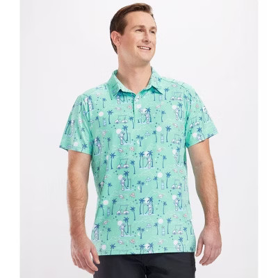 Tipsy Elves Men's Zero Gravity Performance Athletic Fit Golf Polo Size - Small | Target