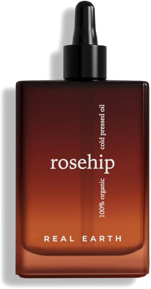 Real Earth Olio di Rosa Mosqueta Puro 100ml - 100% Biologico, Spremuto a Freddo - Olio di Rosa Ca... | Amazon (IT)