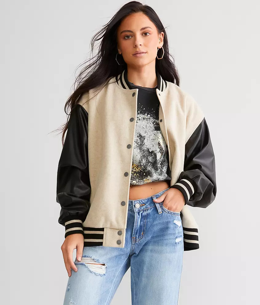 Varsity Bomber Jacket | Buckle