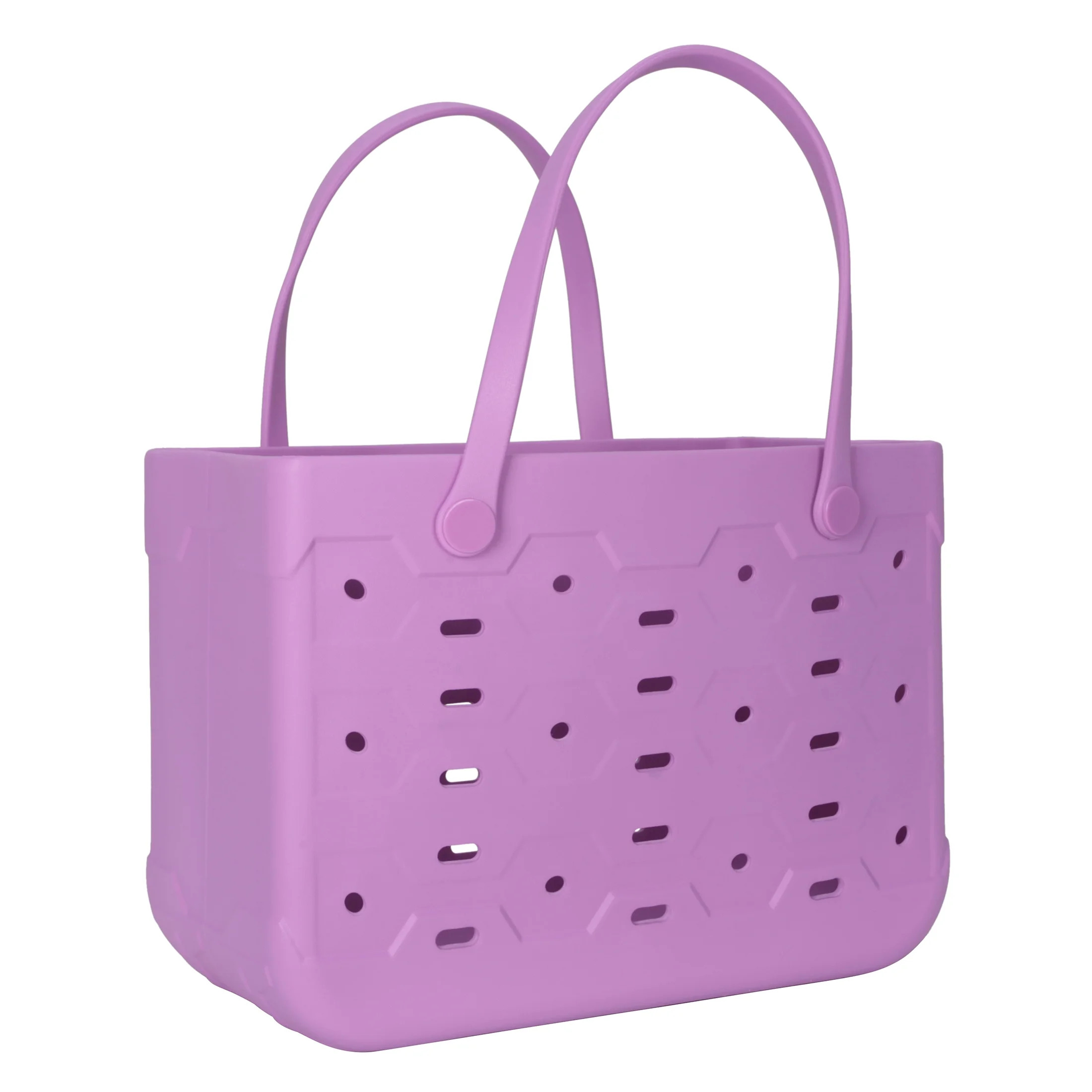 Mainstays Plastic Large Laundry Flex Tote, 18"W x 8.75"D x 13"H, Orchid Bloom | Walmart (US)
