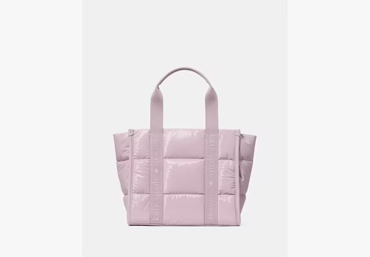 Kate Spade Kip Puffy Small Tote, Lavender Smoke | Kate Spade Outlet