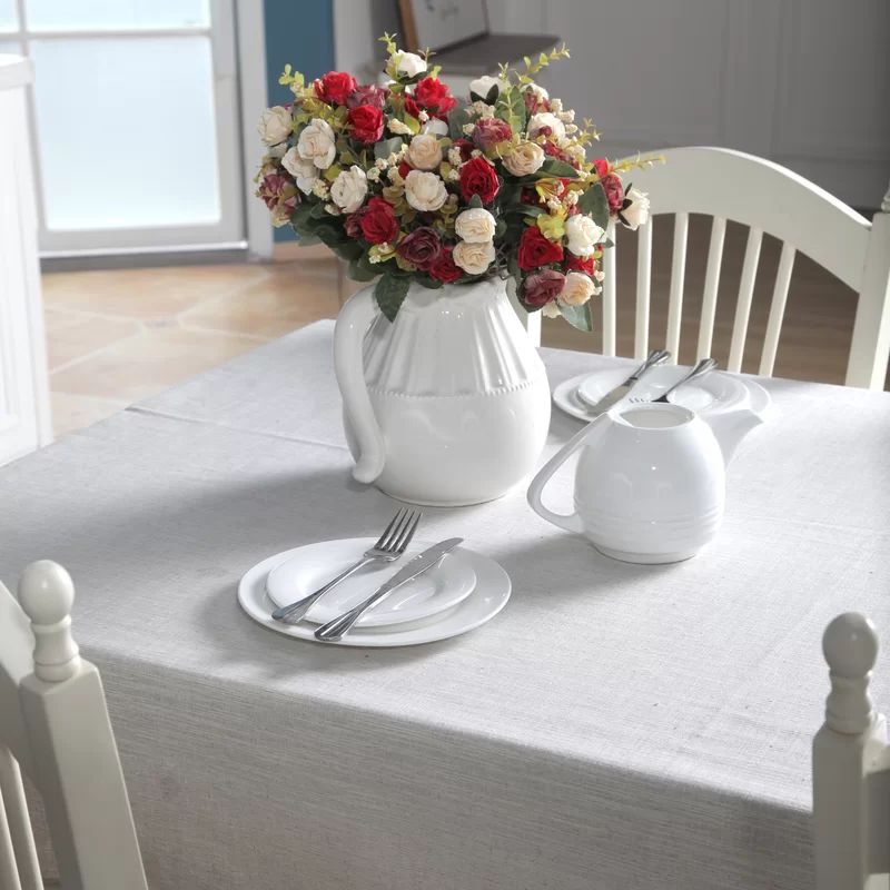 Jamieson High Quality Rectangle Cotton and Linen Tablecloth | Wayfair North America