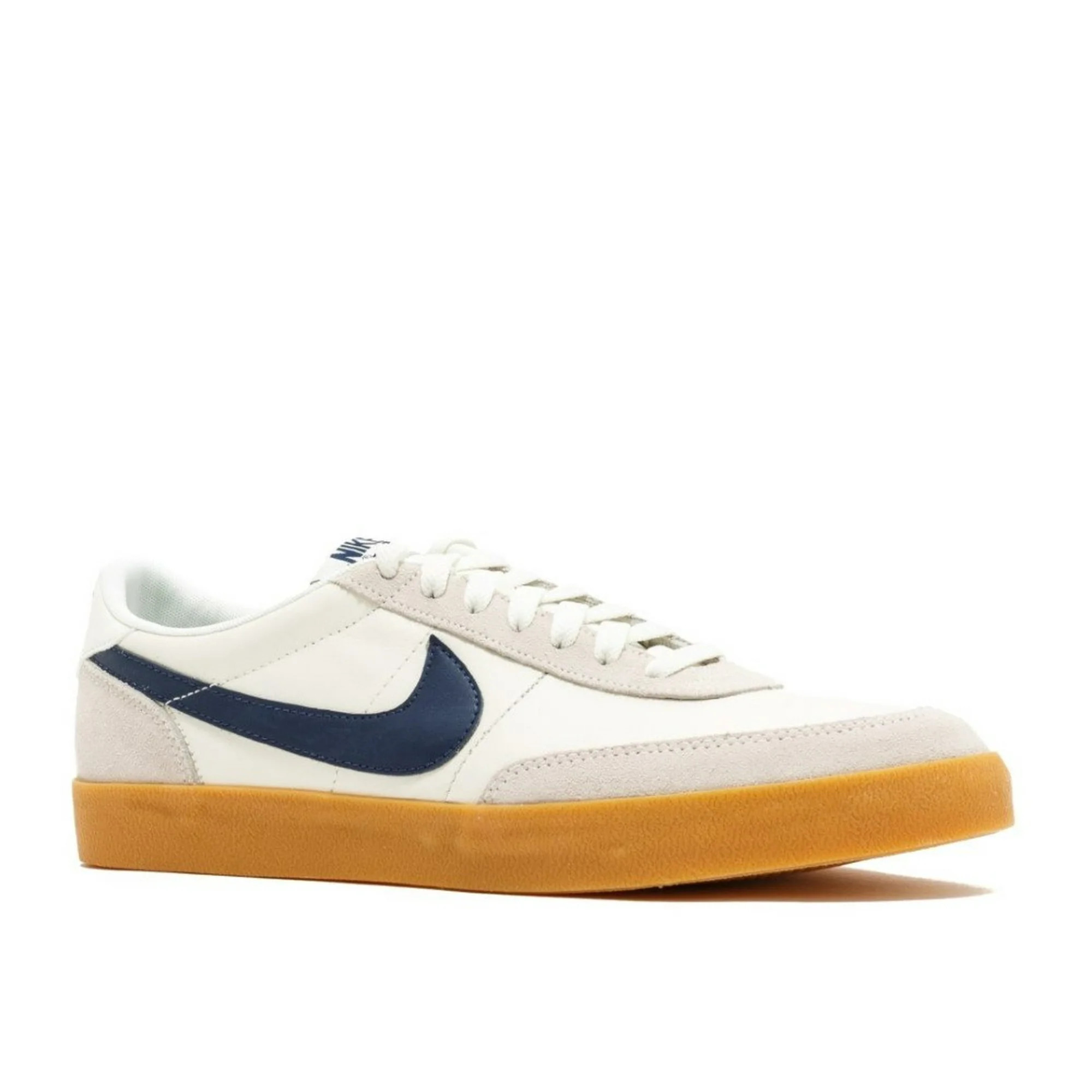Men's Nike Killshot 2 Leather Sail/Midnight Navy-Gum Yellow (432997 107) - 9 | Walmart (US)