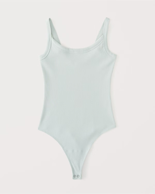 Women's 90s Ribbed Tank Bodysuit | Women's Tops | Abercrombie.com | Abercrombie & Fitch (US)