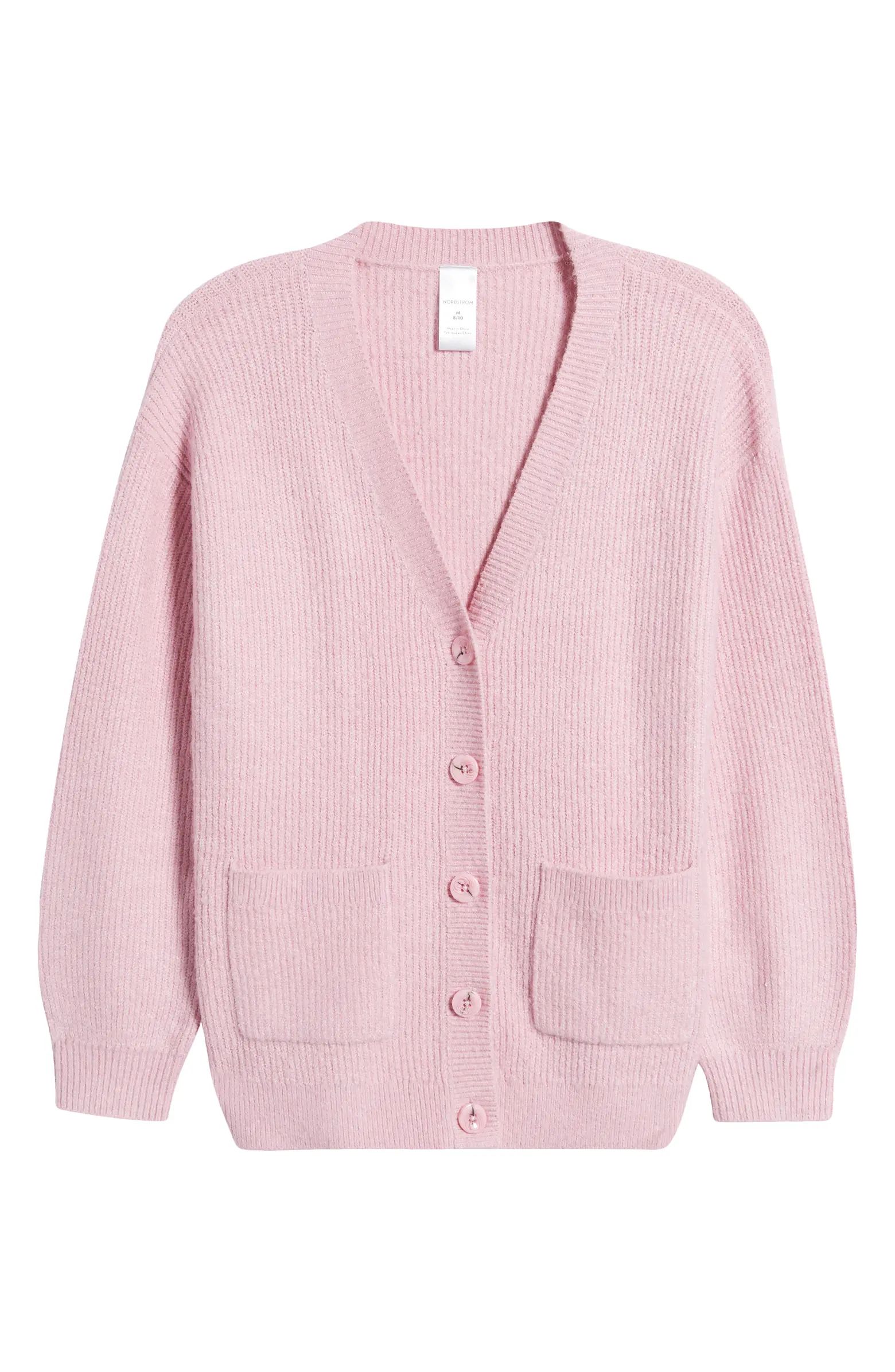 Nordstrom Kids' Oversize Rib Cardigan | Nordstrom | Nordstrom