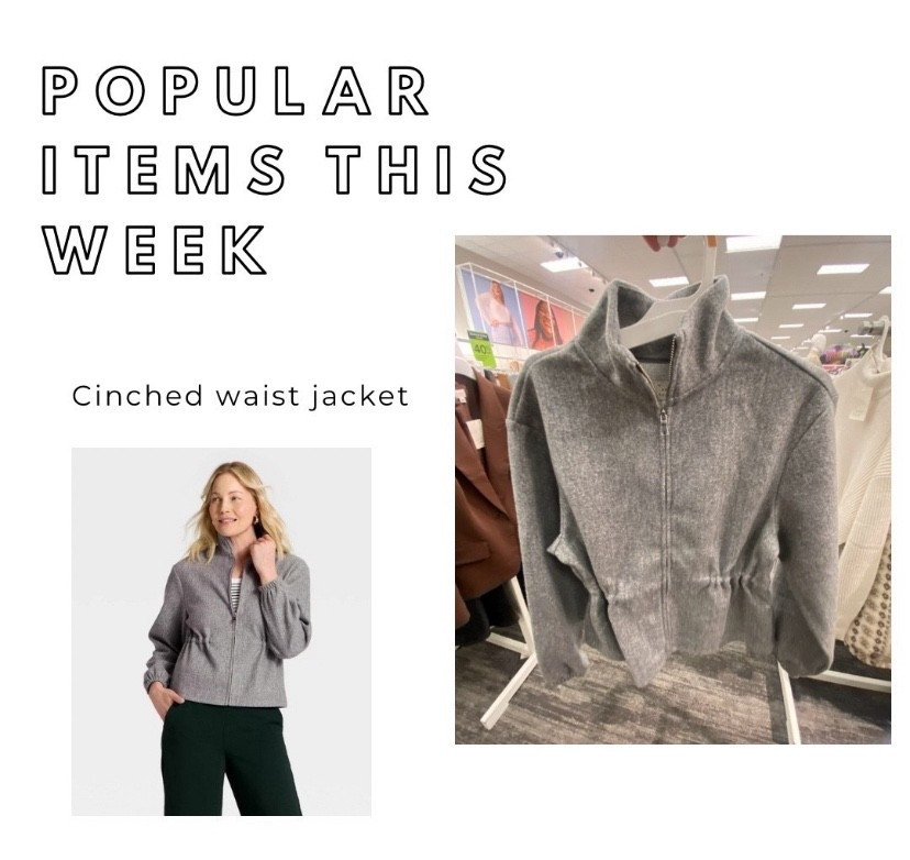 This cinched jacket is so cute! And would be so flattering with the pulled in waist, it also comes in a light tan  color.  


#target #jacket #winter 


#LTKU #LTKOver40 #LTKSeasonal #LTKFindsUnder50 #LTKFindsUnder100
