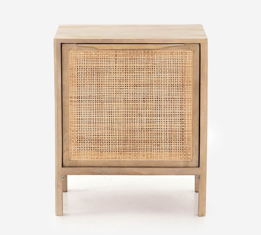 Dolores Cane Cabinet Nightstand | Pottery Barn (US)