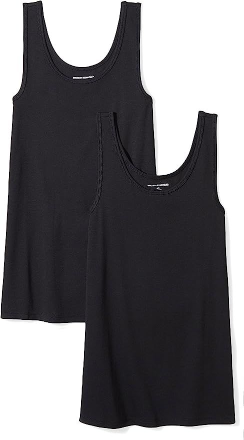 Amazon Essentials Women's 2-Pack Slim-Fit Tank | Amazon (US)