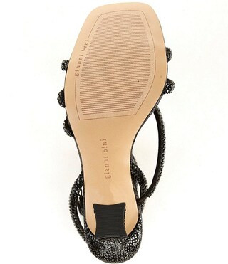 Lelani Rhinestone Ankle Wrap Strappy Dress Sandals | Dillard's
