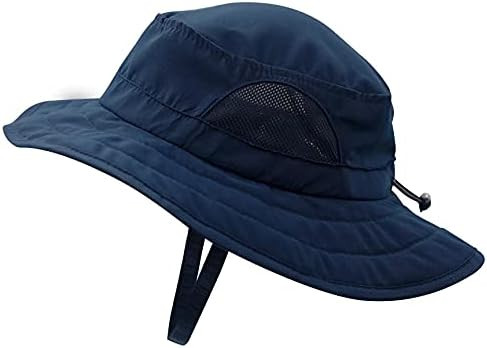 Kids Sun Hat for Boys Girls Wide Brim Bucket Hat UPF 50+ Sun Protection Hat Breathable Summer Bea... | Amazon (US)