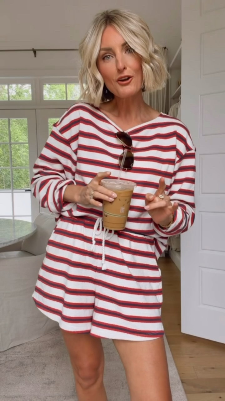 This is the perfect lounge outfit for Memorial Day! Wearing M in the top & S in the bottoms.

Loverly Grey, Target find, matching set, Memorial Day outfit ideas, Target fashion 

#LTKootd #LTKSeasonal