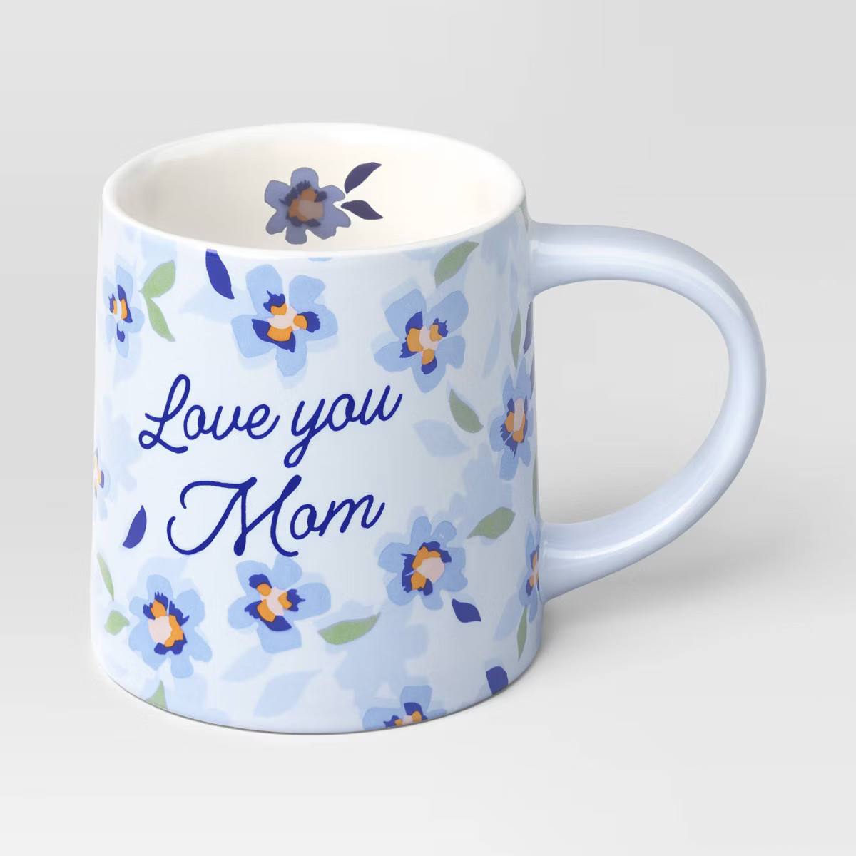 16oz Stoneware Love You Mom Mug Blue - Room Essentials™ | Target